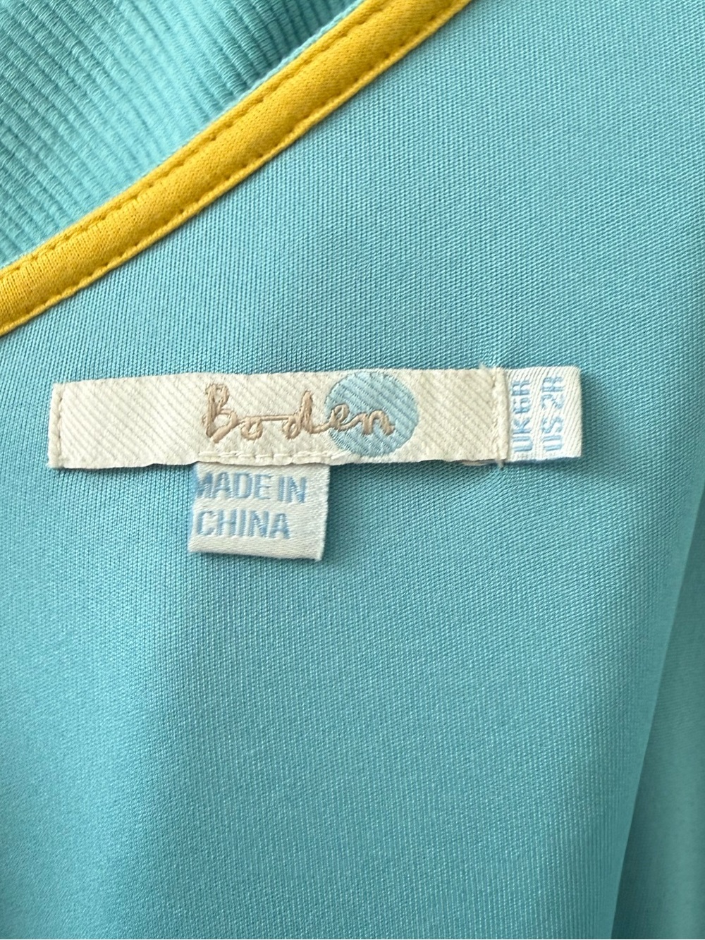 Boden Aurelia Ottoman Sheath Dress Mint Green Blue Size 2 - Picture 10 of 10